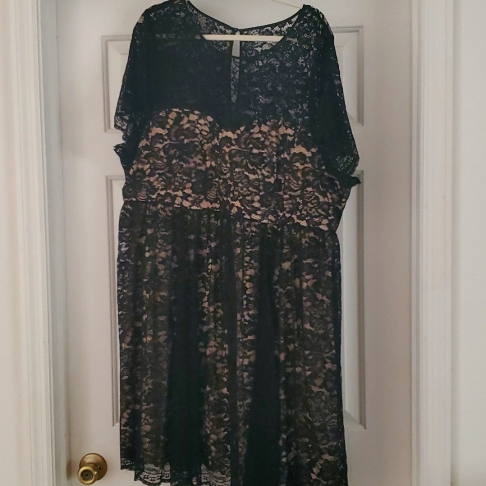 Black-Laced Dress